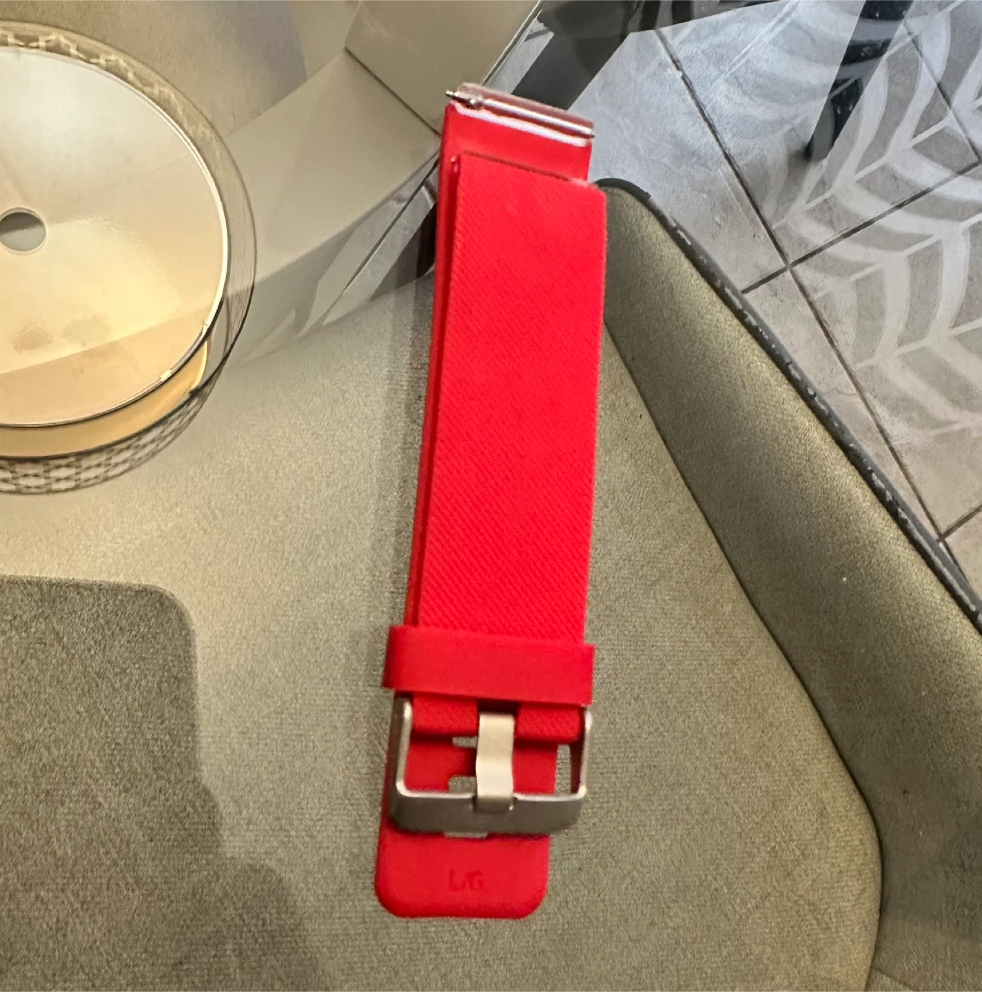 New Red Watch Band - Size L