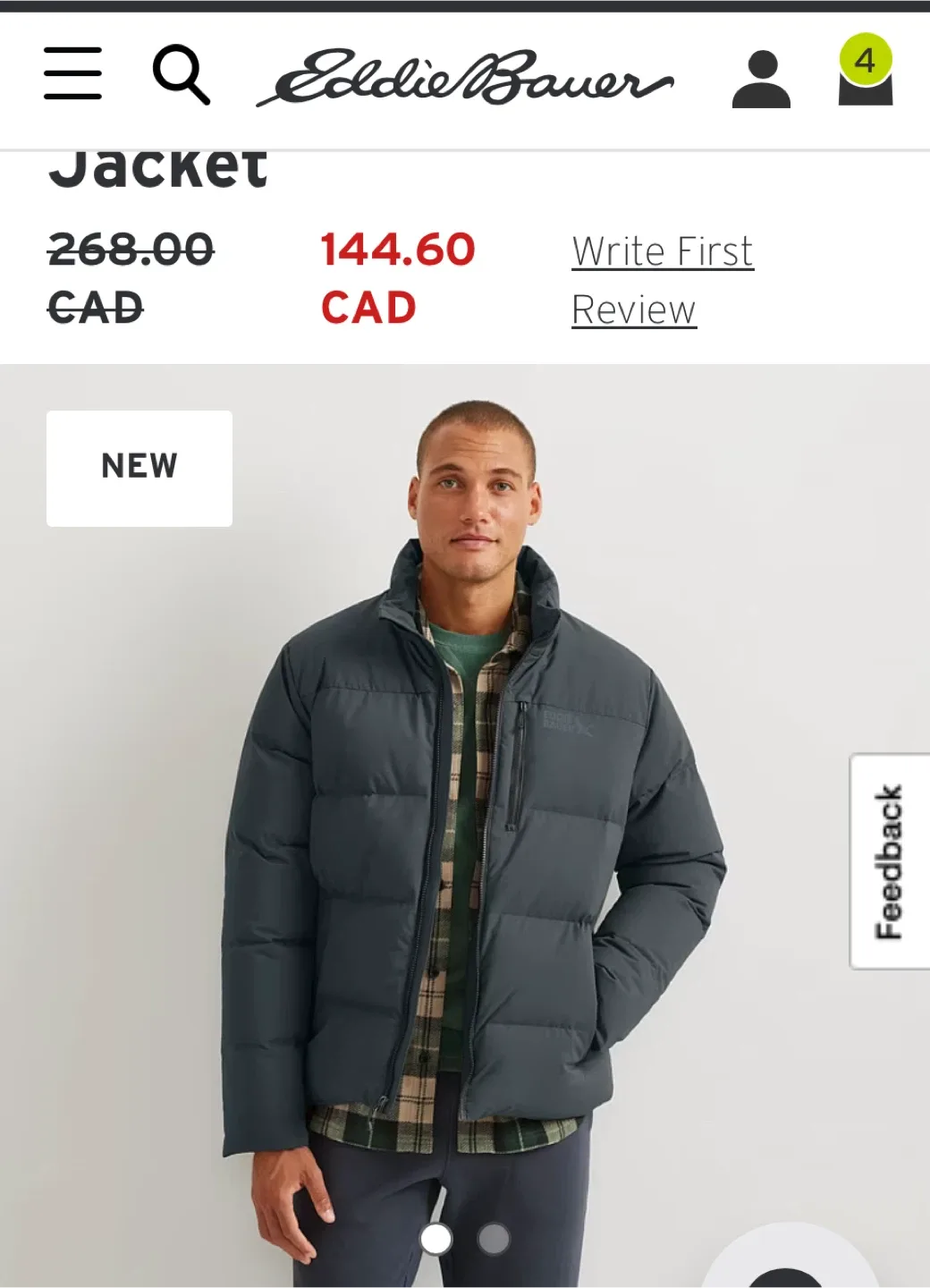 New Eddie Bauer Jacket