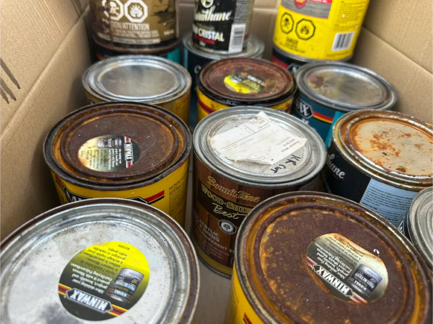 Mixed Wood Finish & Stain Cans-all for 30$ image indicator(7)