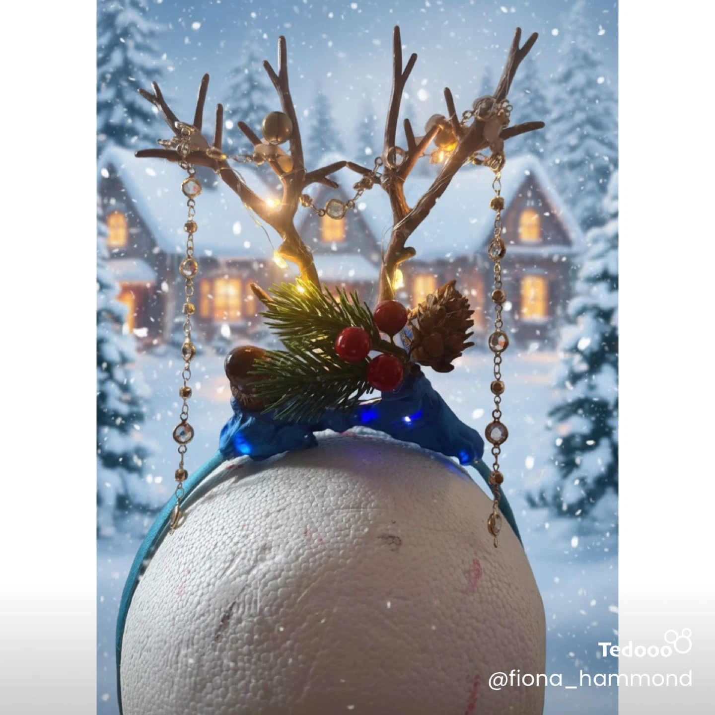 Reindeer Antler Headband - Holiday Cheer! - photo 4