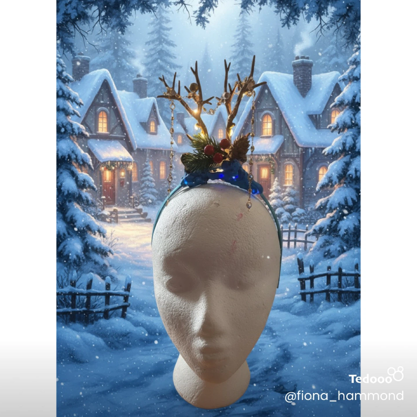 Reindeer Antler Headband - Holiday Cheer! - photo 3