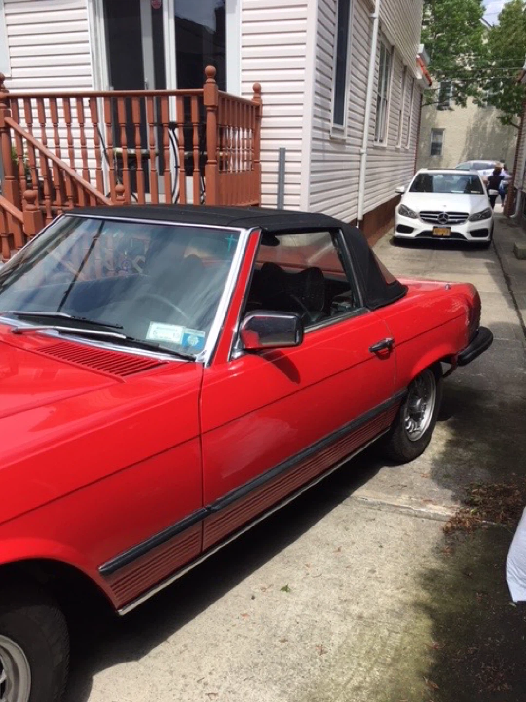 Mercedes-Benz 450 SL Red Convertible - photo 5