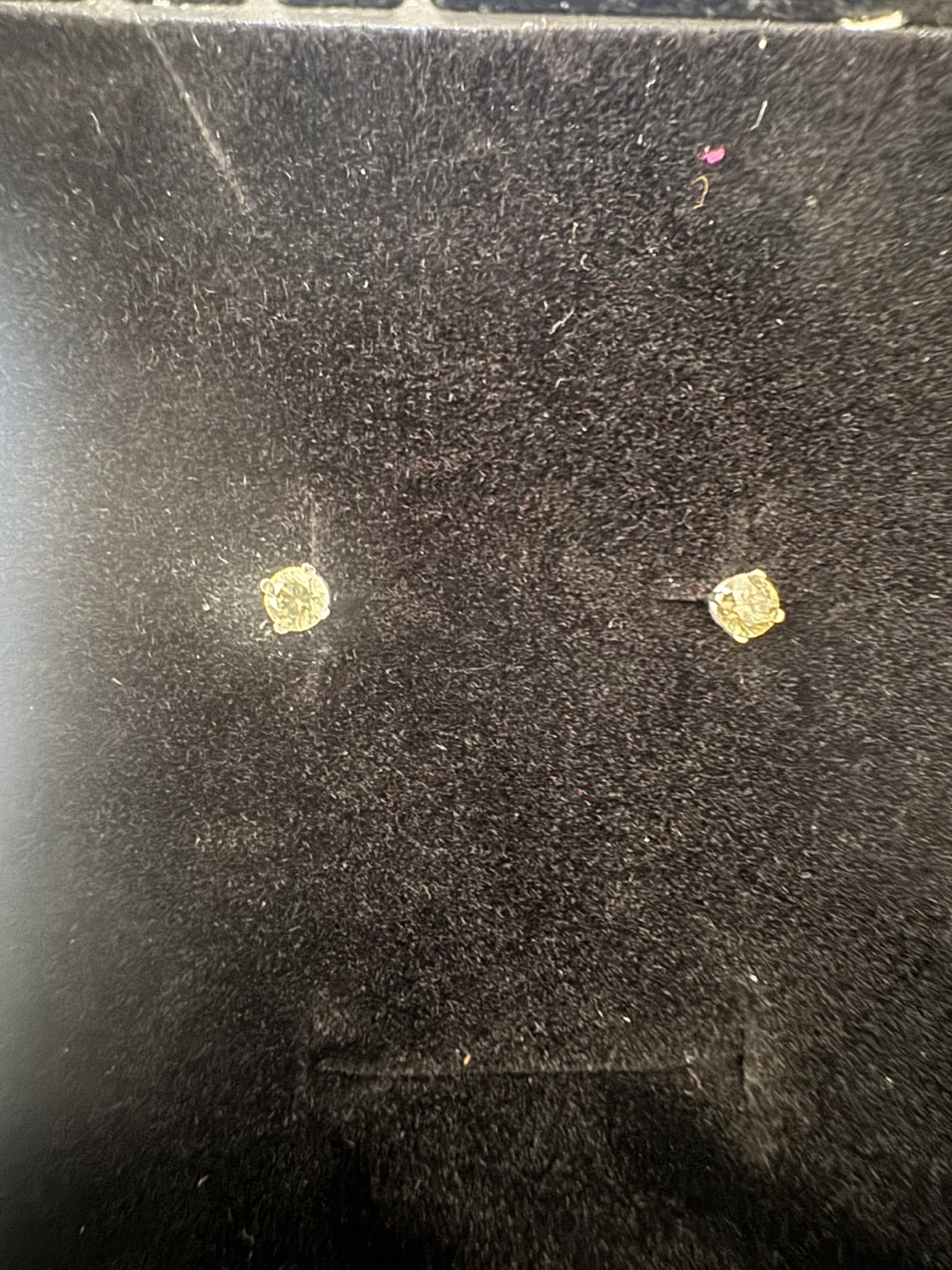 New 14K Gold Natural Diamond Stud Earring – 0.45g, 0.32ct