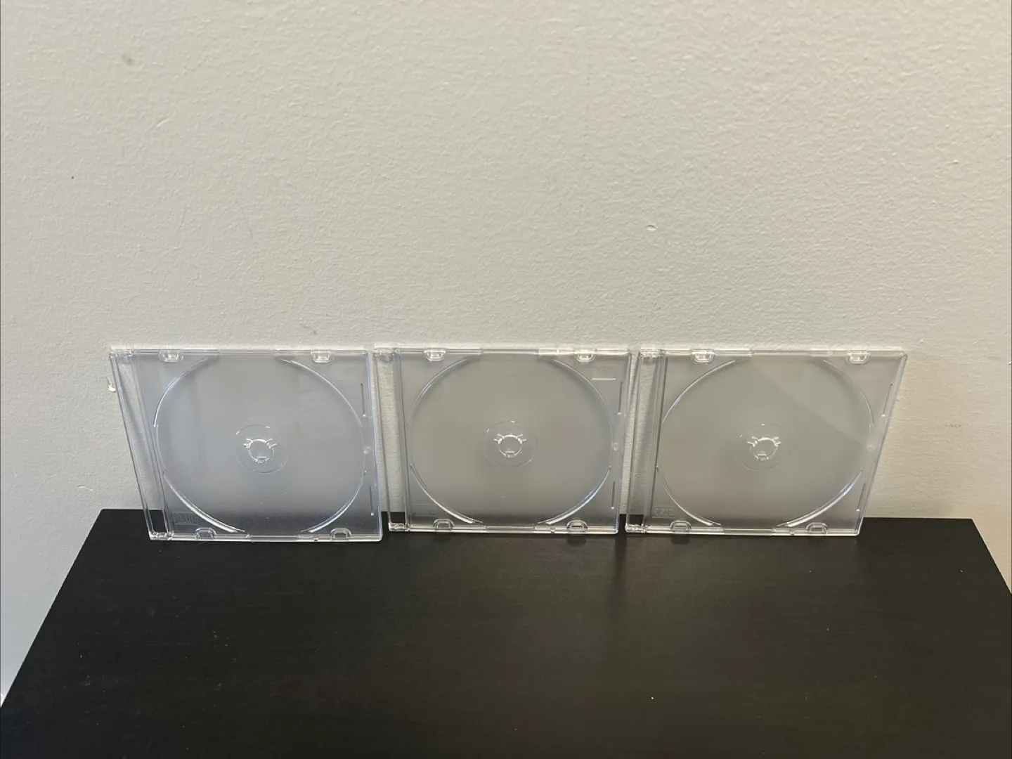 Lot of Clear CD Jewel Cases