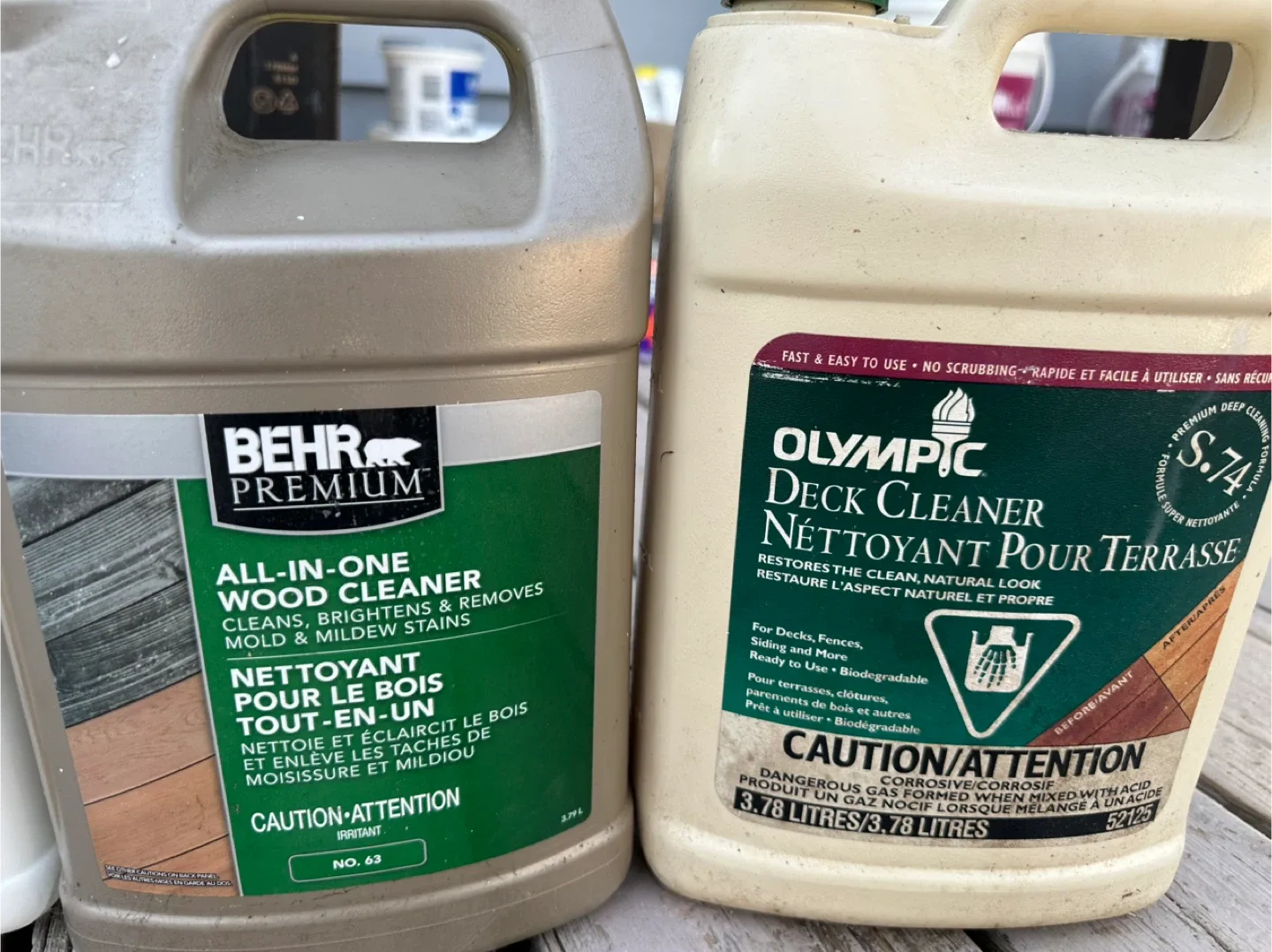 Various Wood & Deck Cleaning Products-all for 25 image indicator(2)