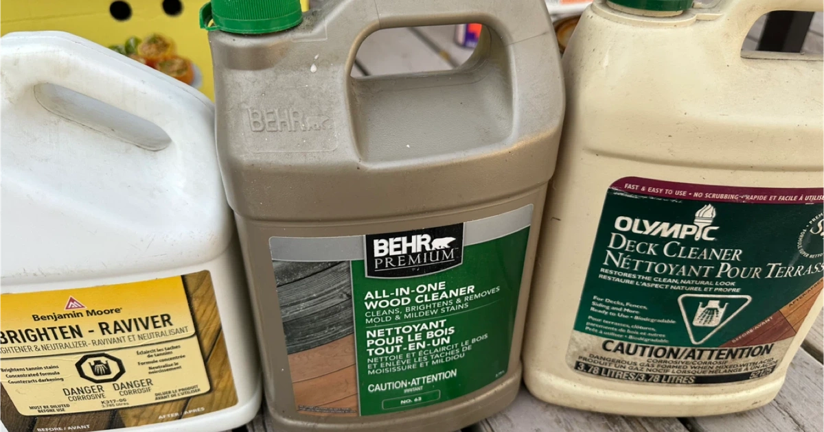 Various Wood & Deck Cleaning Products-all for 25 | Karrot