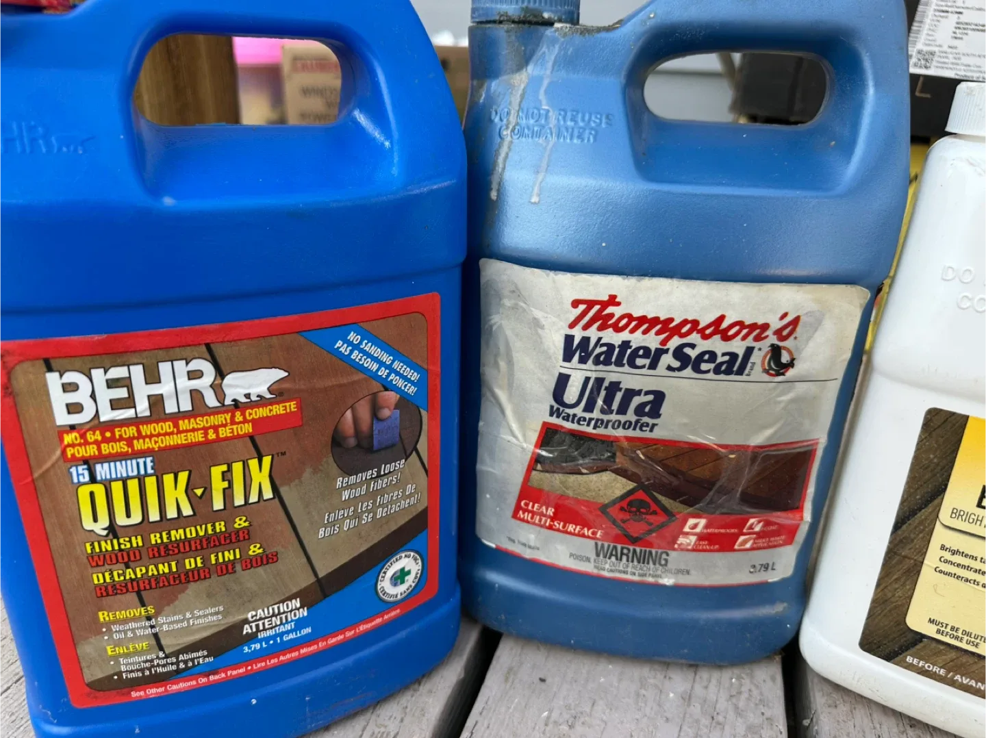 Various Wood & Deck Cleaning Products-all for 25 image indicator(3)