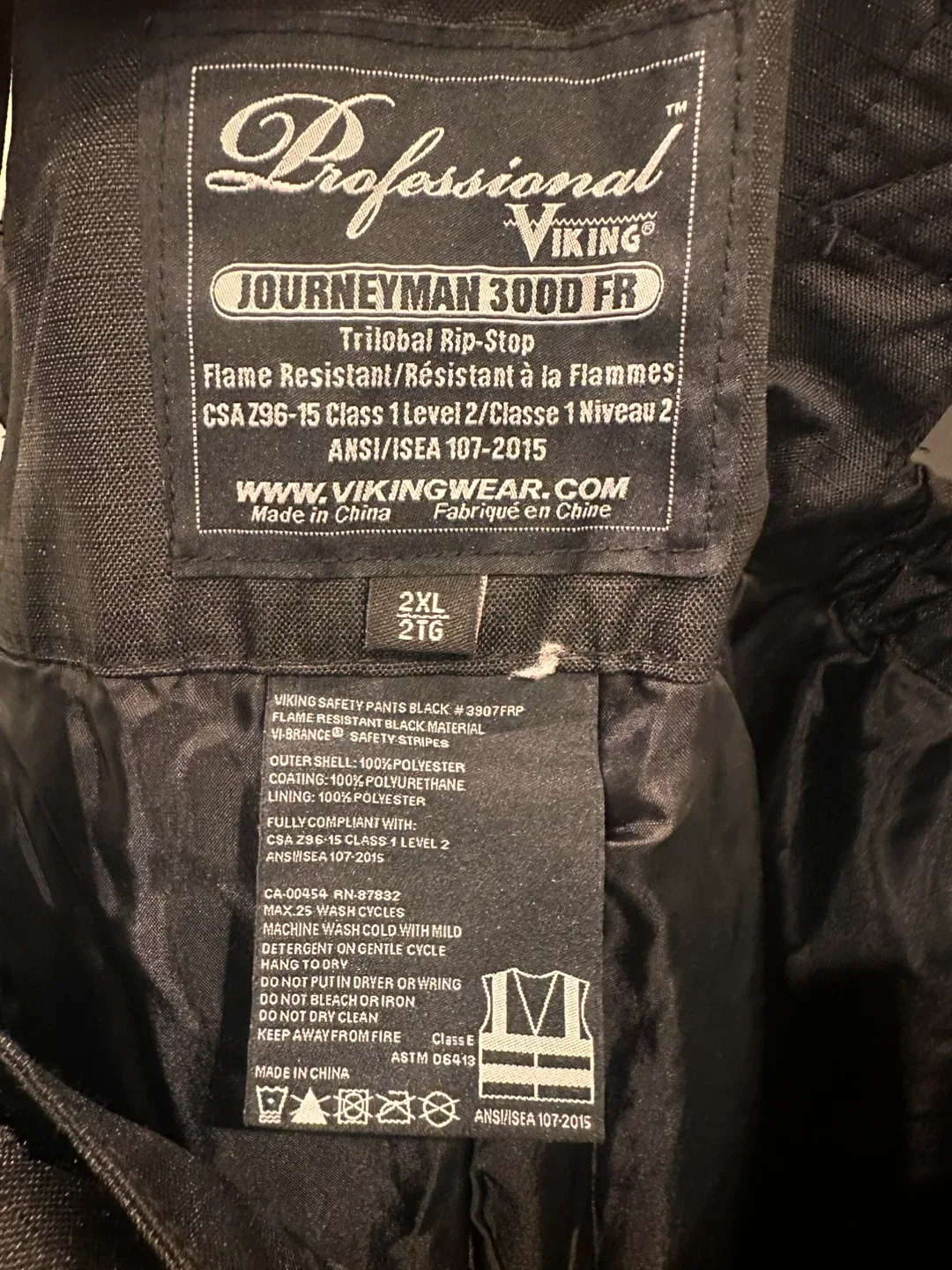 Viking Journeyman 300D FR Trilobal Rip-Stop Pants 2XL image indicator(2)