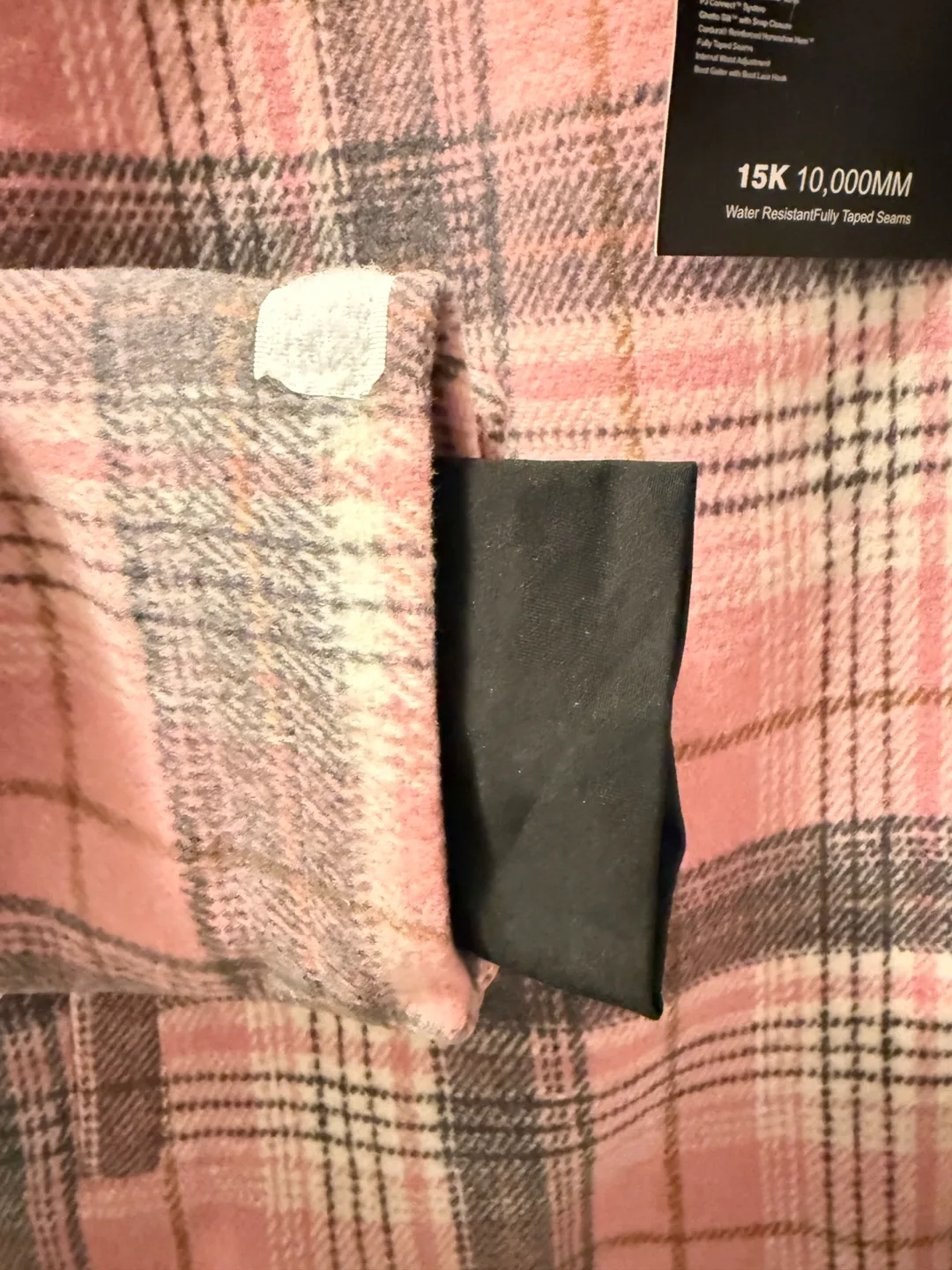 Doorek Pink Plaid 15K snow Jacket - Size M image indicator(5)