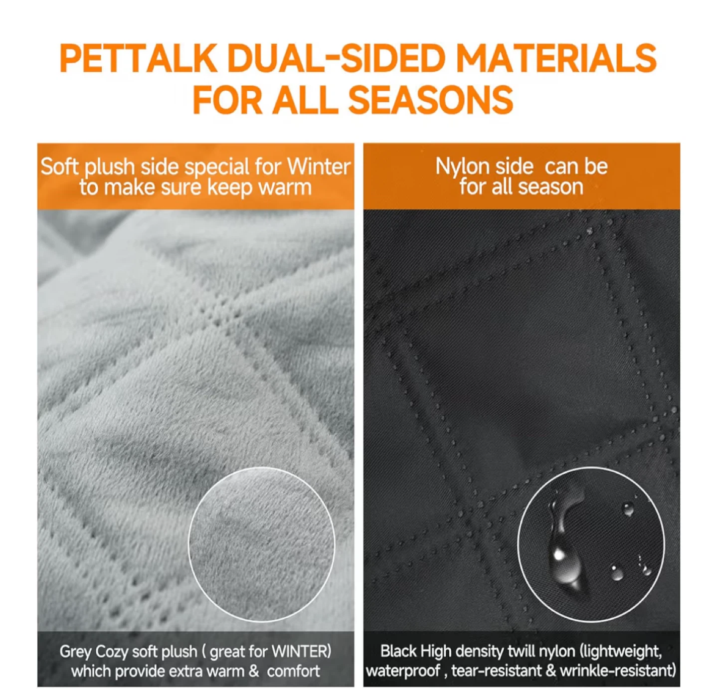 Dual-Sided Pet Car Seat Cover - photo 3
