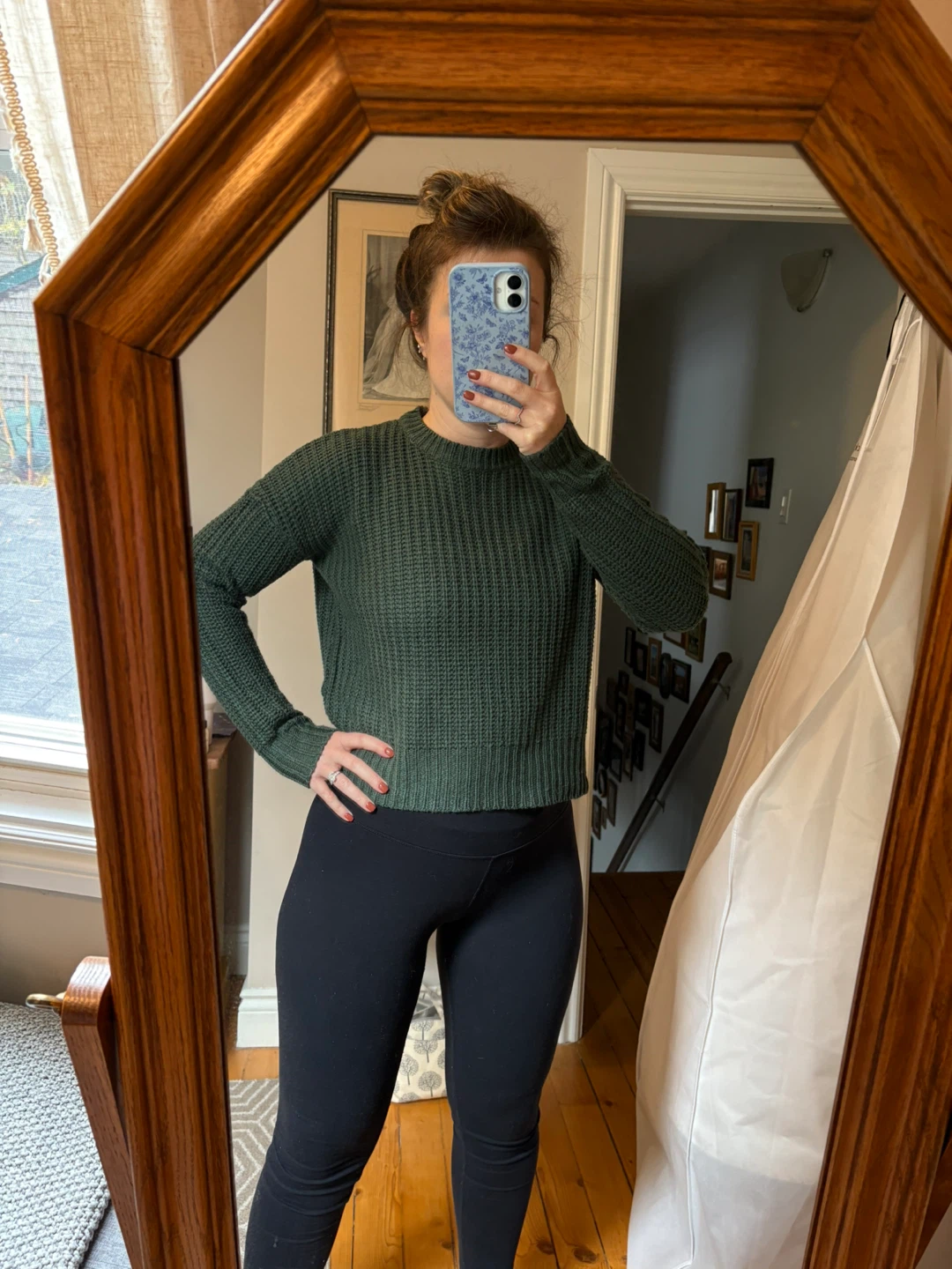 Ardene Basic Collection Green Sweater - Size S