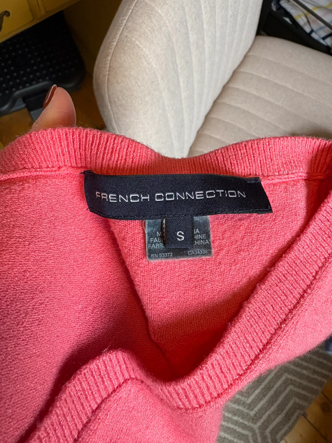 French Connection Pink Sweater - Size Small - photo 4