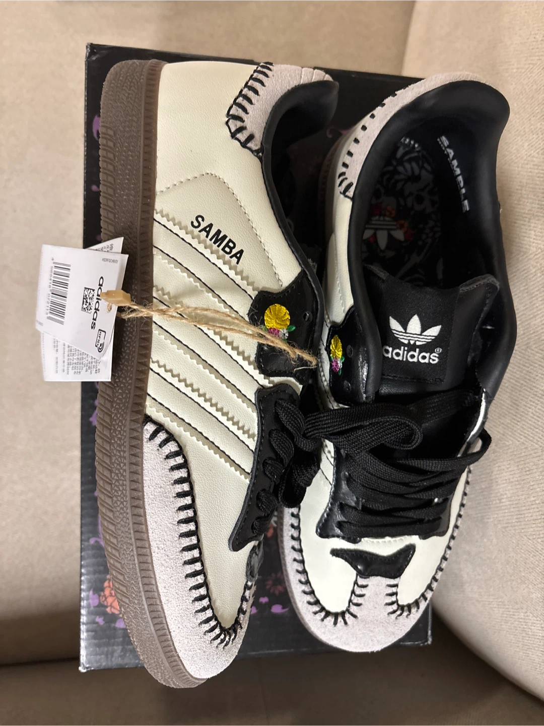 Adidas Samba Day of the Dead Shoes - US 7 - photo 2