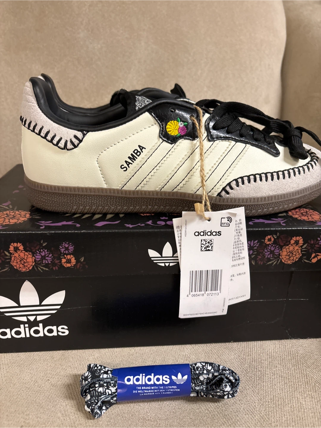 Adidas Samba Day of the Dead Shoes - US 7 - photo 5