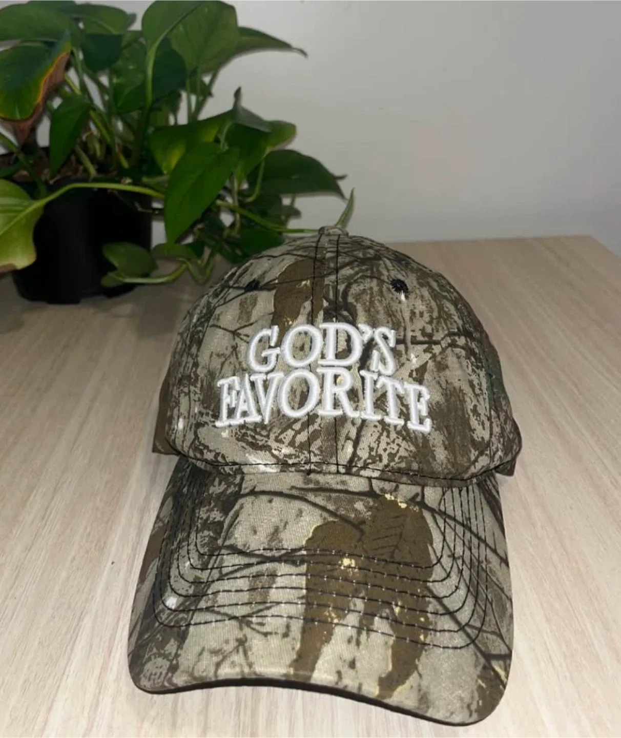 God's Favorite Camo Baseball Cap