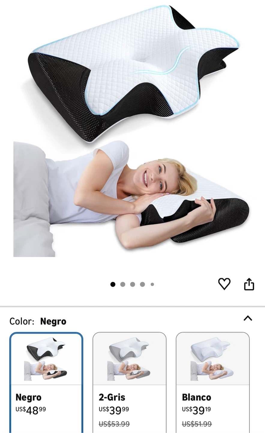 Contour Memory Foam Pillow - Neck Support