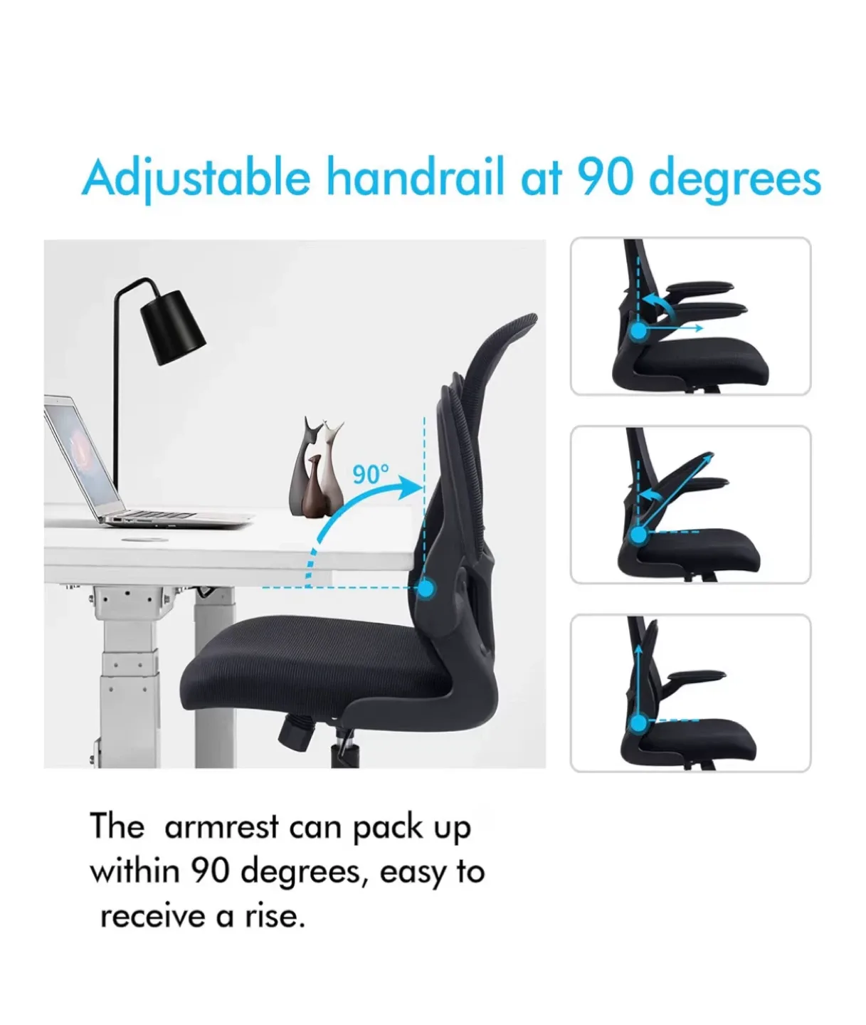 FelixKing Black Office Desk Chair image indicator(5)