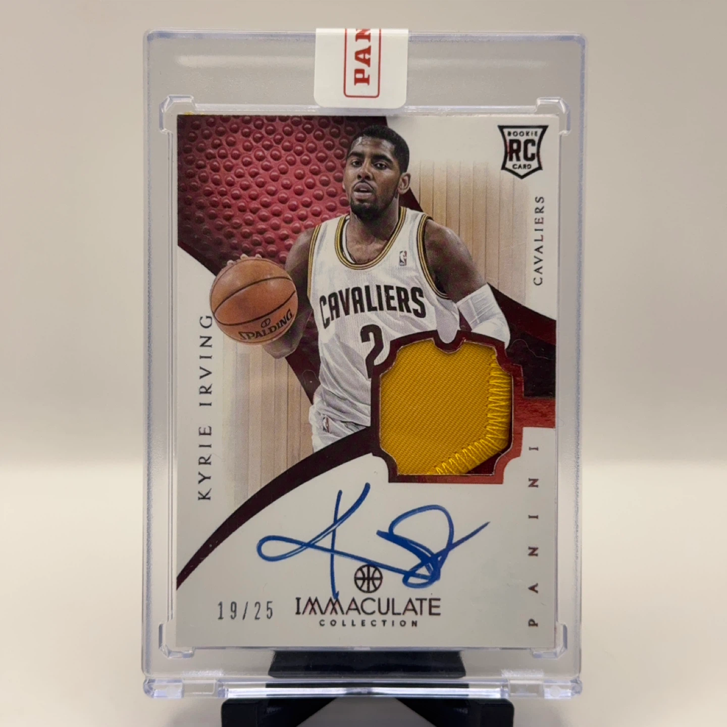 Kyrie Irving Rookie Patch Auto Card /25