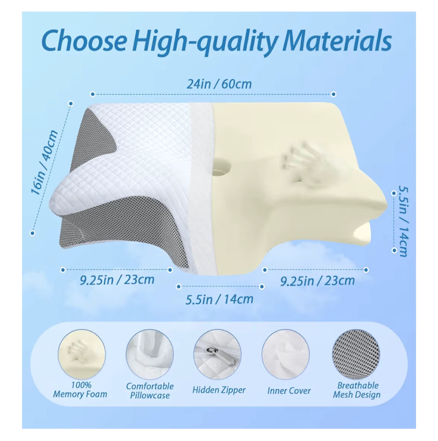 2 in 1 Neck Pillow - Gray - New in Package - photo 5