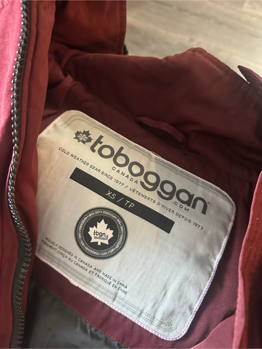 Toboggan Canada Winter Coat - Size XS - photo 2