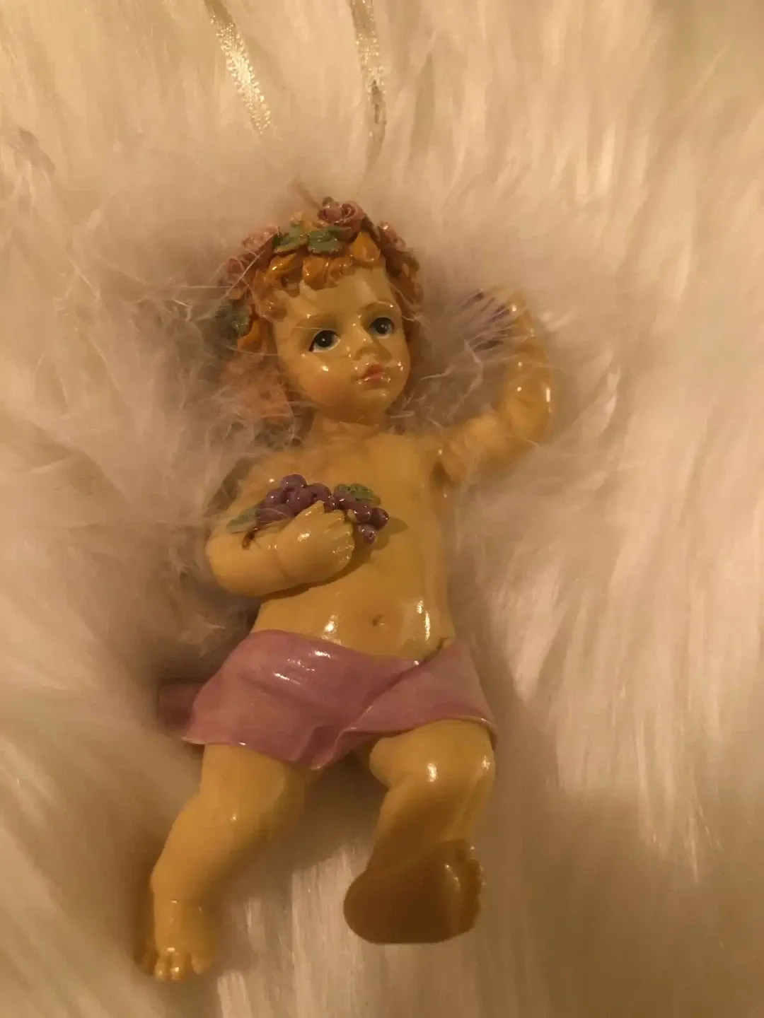 Vintage Angel Ornament with Feathers image indicator(5)