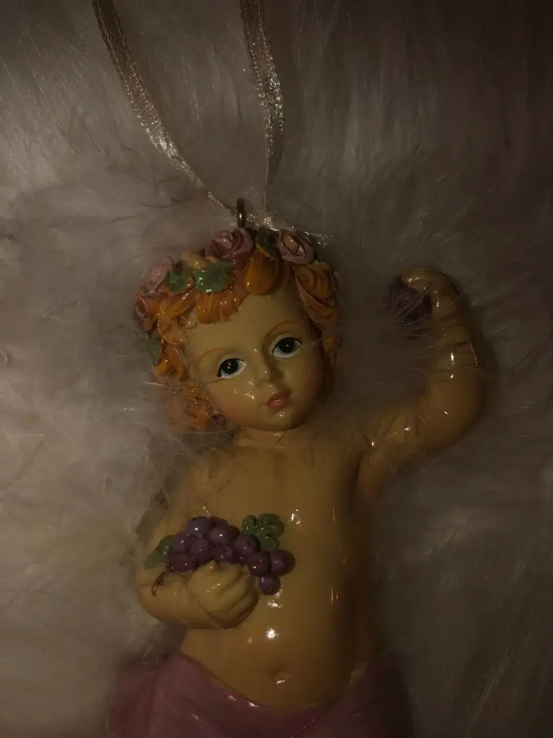 Vintage Angel Ornament with Feathers image indicator(6)