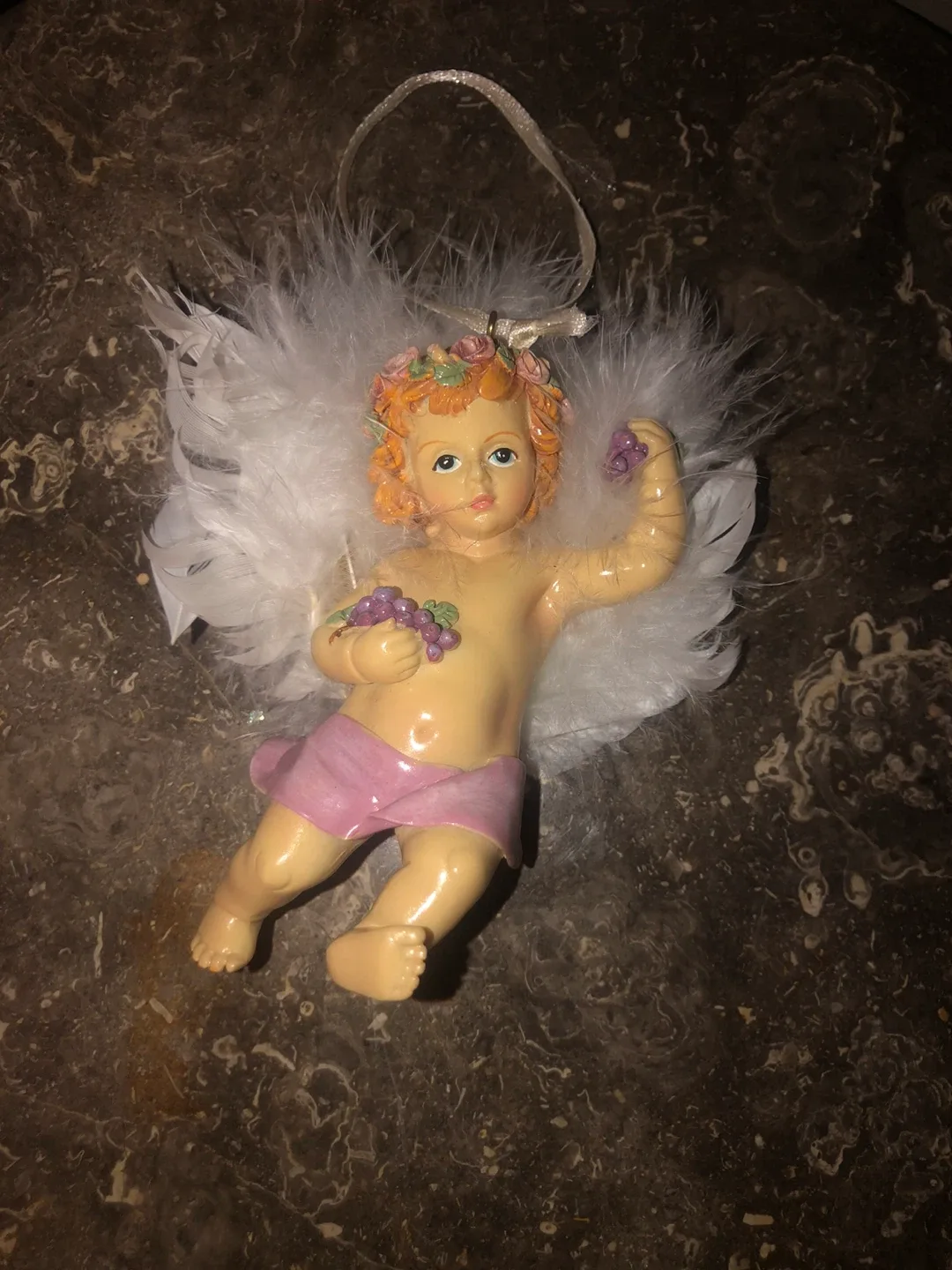 Vintage Angel Ornament with Feathers image indicator(2)