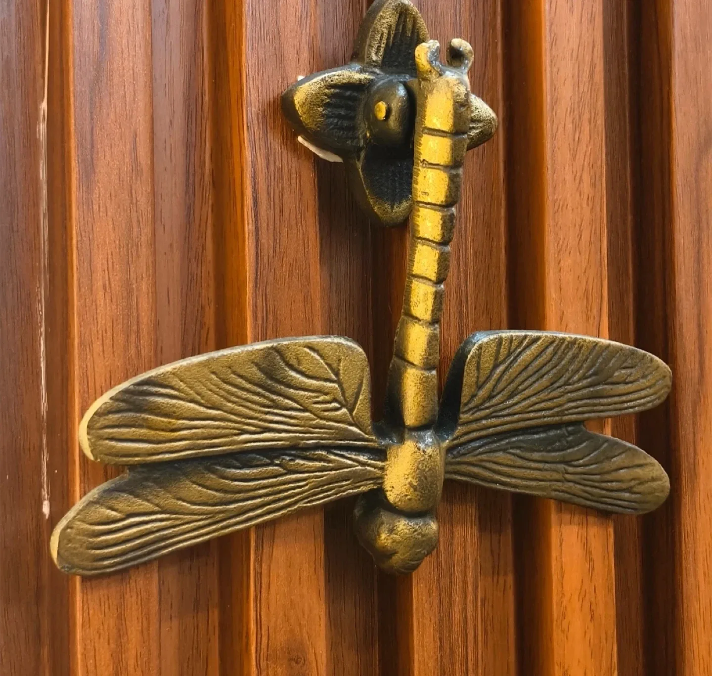 Antique style Brass Dragonfly Door Knocker