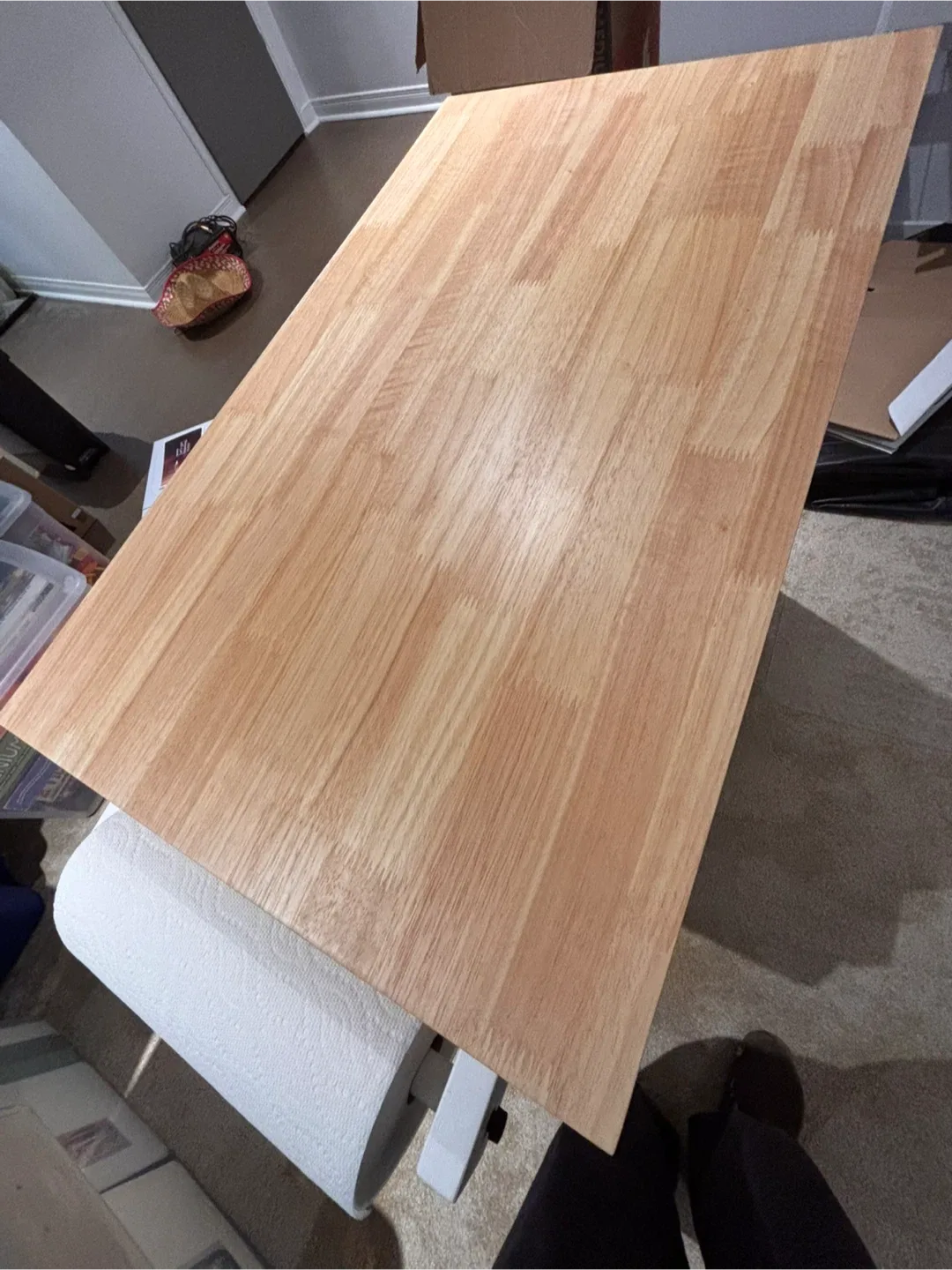 Kitchen Cart - White/Wood image indicator(4)