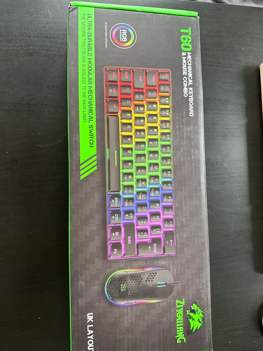 ZIYOULANG T60 Mechanical Keyboard & Mouse Combo image indicator(2)