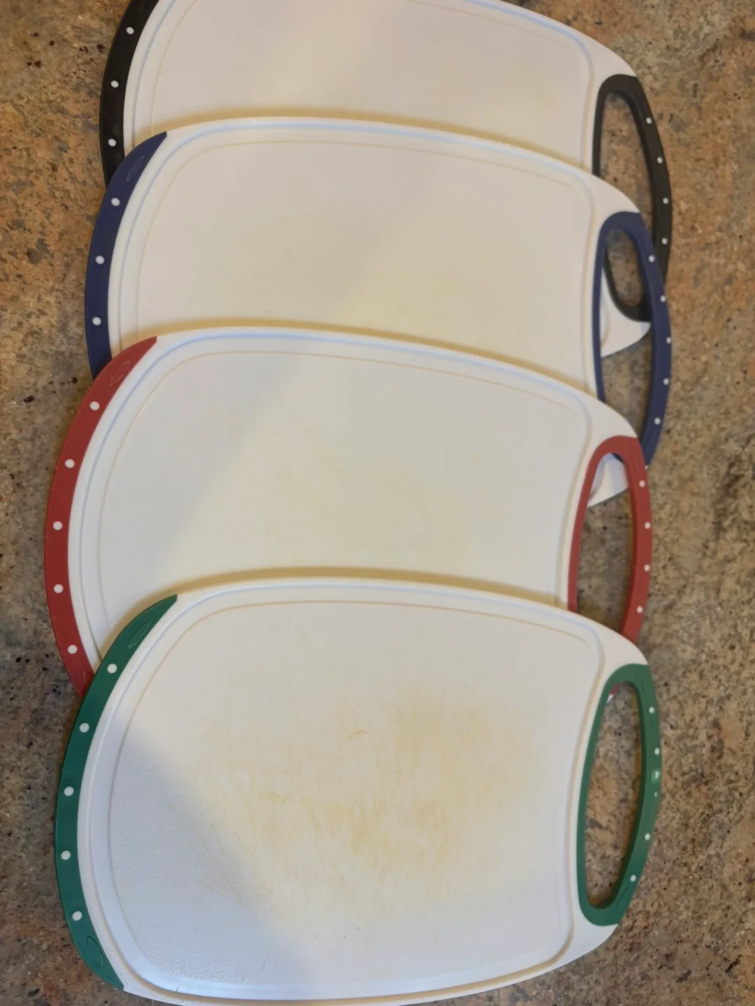 Cutting Boards - White with Coloured Trim