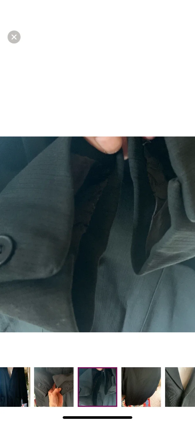 Vintage HUGO BOSS Black Blazer Coat image indicator(4)