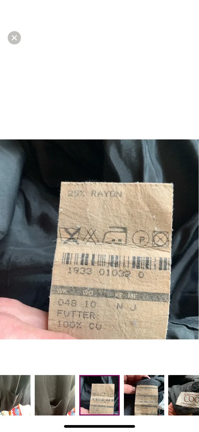 Vintage HUGO BOSS Black Blazer Coat image indicator(7)