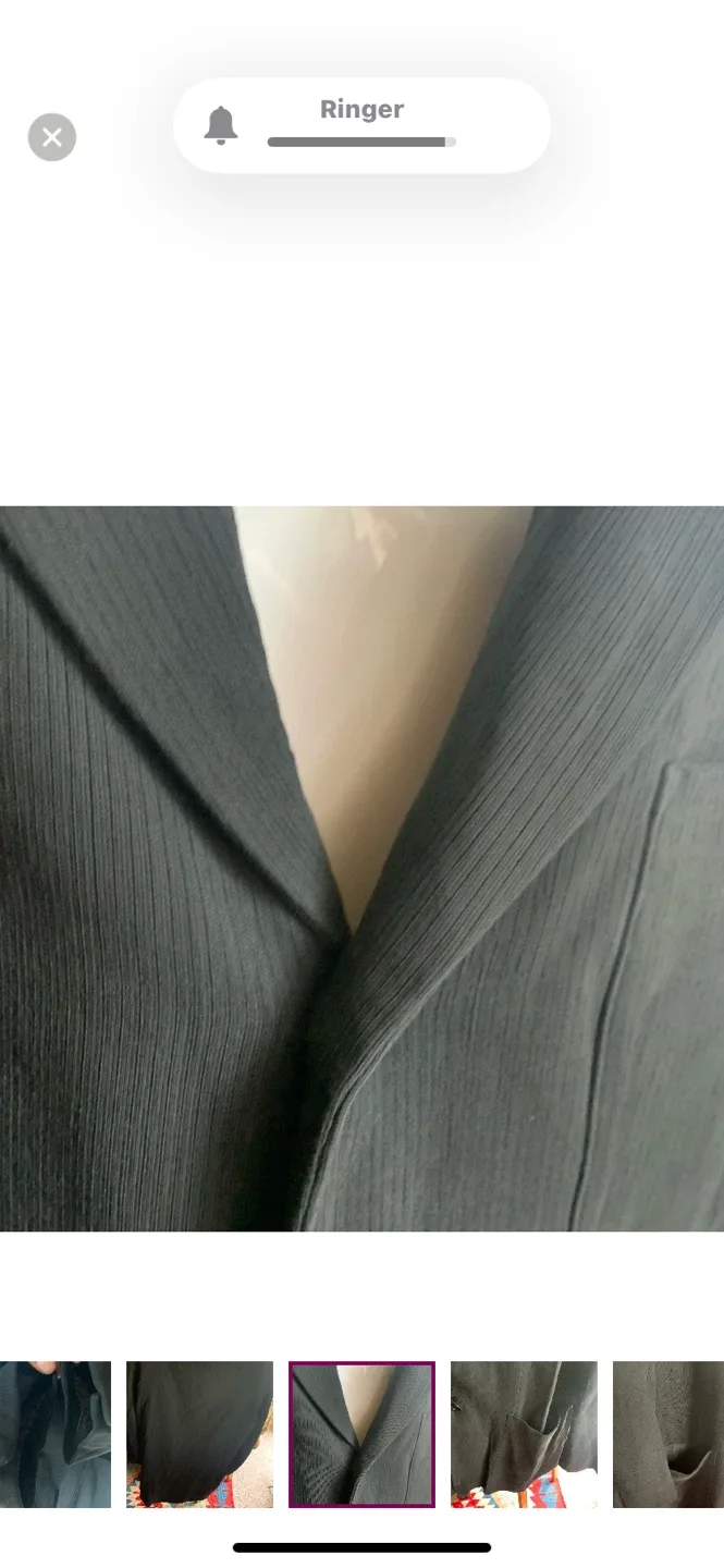 Vintage HUGO BOSS Black Blazer Coat image indicator(5)