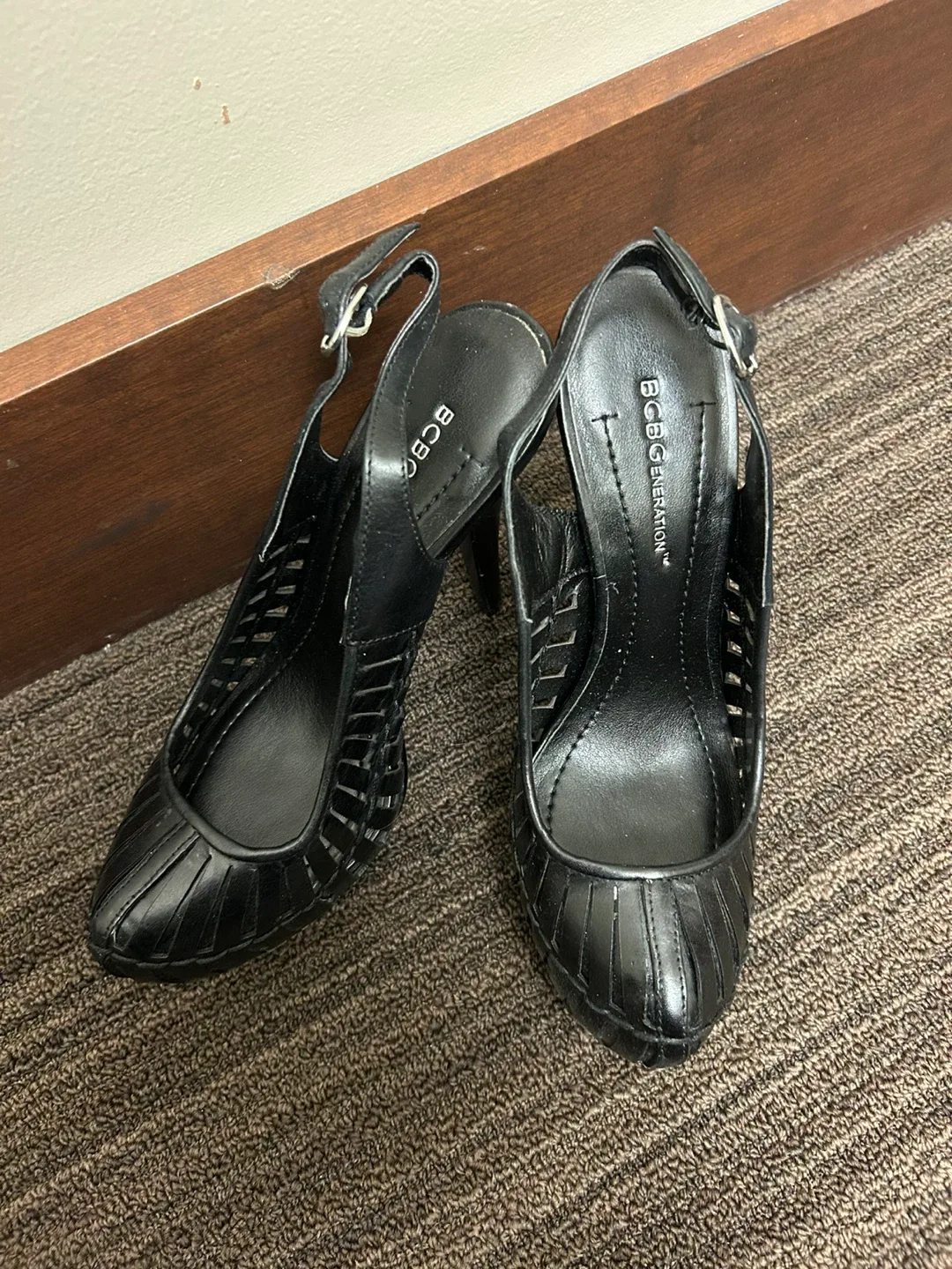 BCBGeneration BG-Esters Black Heels - Size 7M