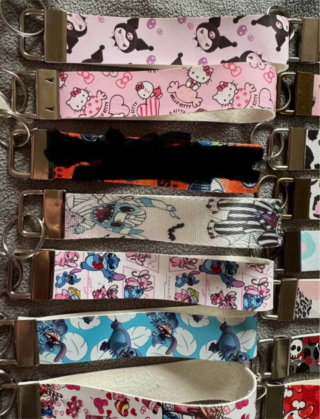 Handmade Faux leather  Keychain Wristlets image indicator(3)