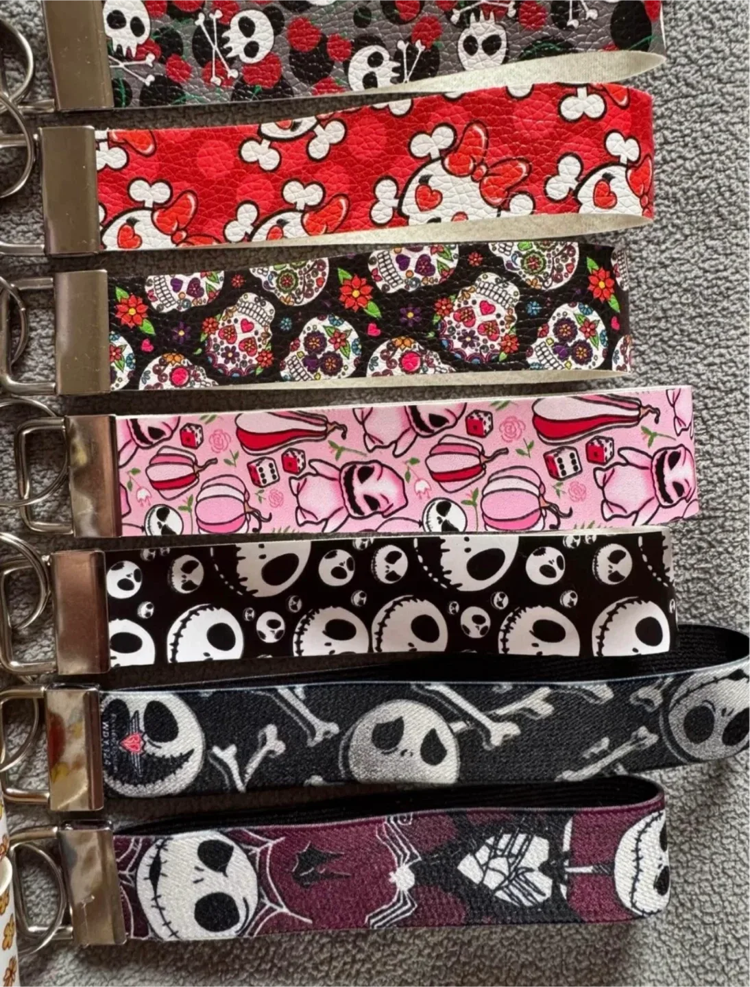 Handmade Faux leather  Keychain Wristlets image indicator(2)