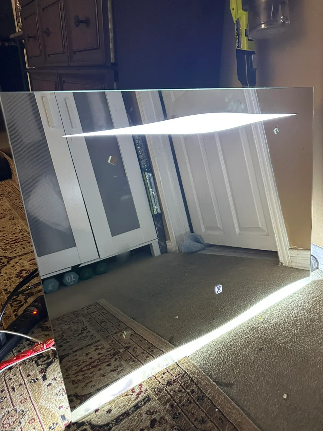 LED Lighted Vanity Mirror Brand New image indicator(3)