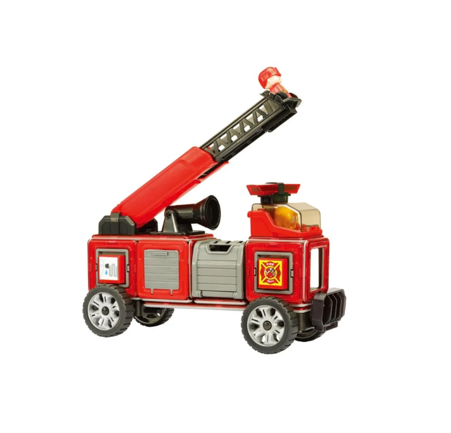 New Magformers Amazing Rescue Set 50 Pieces Magnetic Tiles image indicator(4)