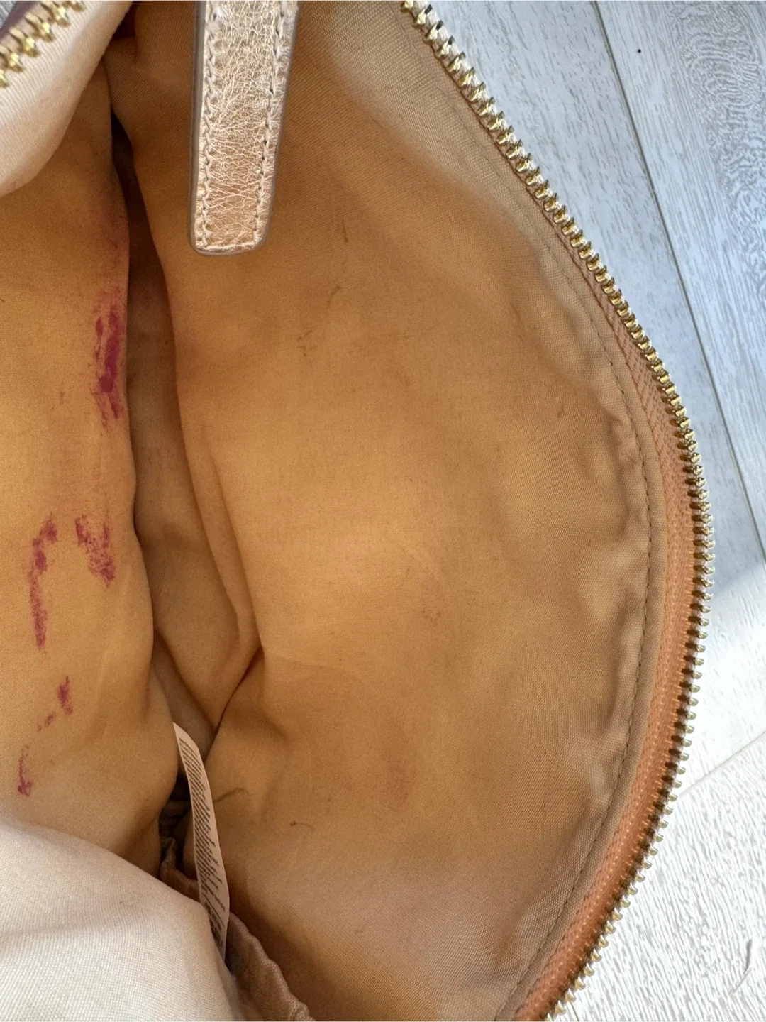 Gold Clutch with Wrist Strap image indicator(3)