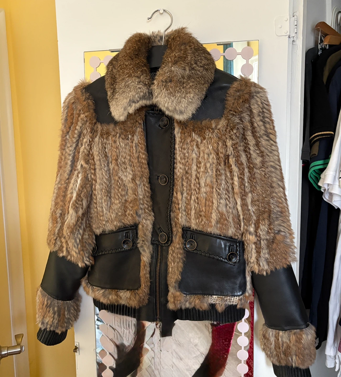 Mackage. Fur and Leather Jacket