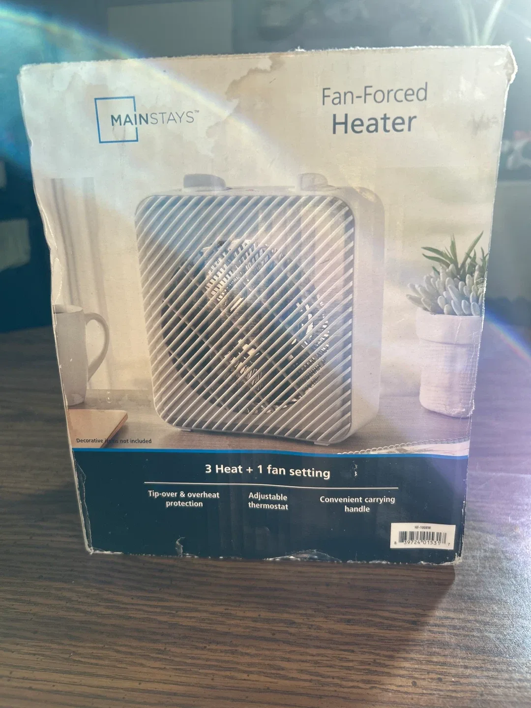 Mainstays Fan-Forced Heater - 3 Heat Settings