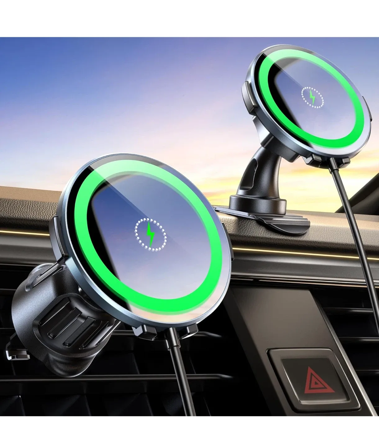 2 in 1 MagSafe Wireless Car Charger - New!