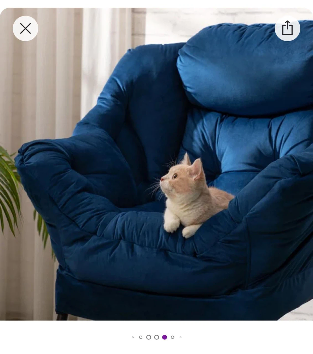 Wide Modern Lazy Chair - photo 2