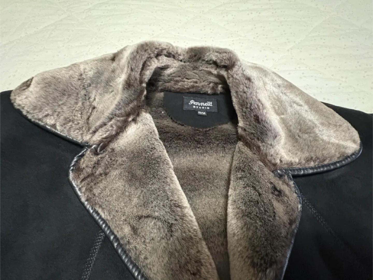 Vintage Pennelli Studio Black Coat Size 13/14 image indicator(6)