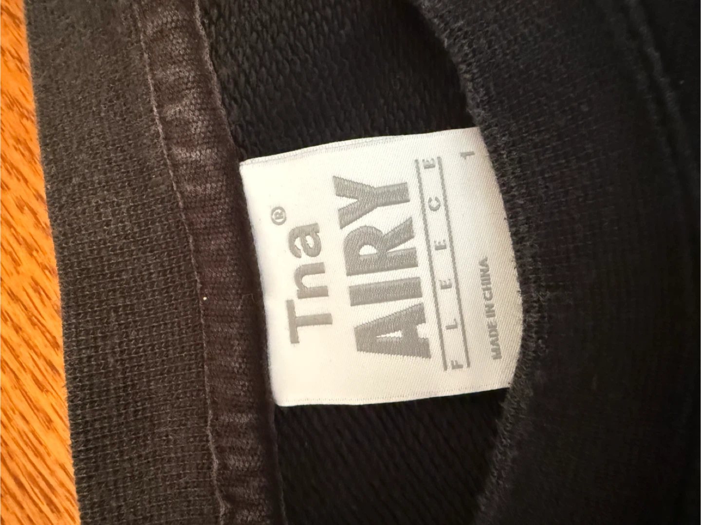 Tna Airy Fleece Sweatshirt - Black - photo 2