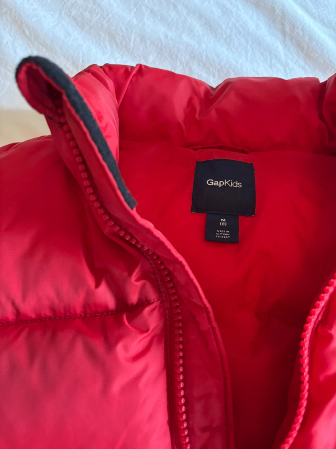 GapKids Puffer Vests - Size M (8) - Red & Navy - photo 2