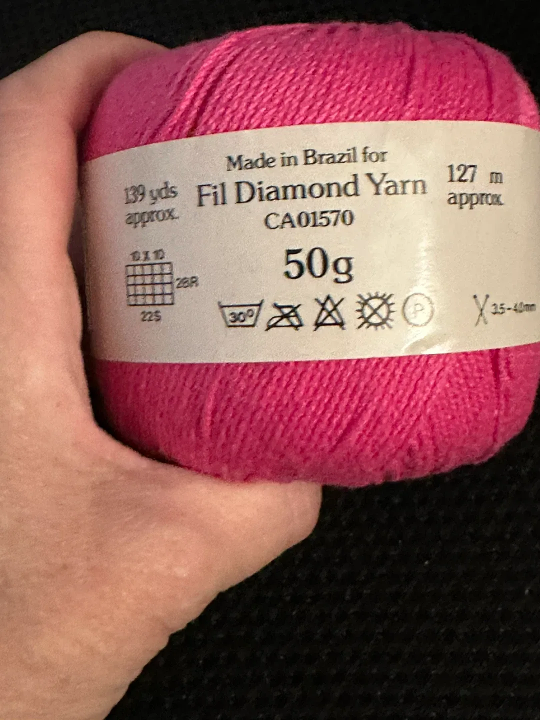 Fil Diamond Yarn, 50g, Pink