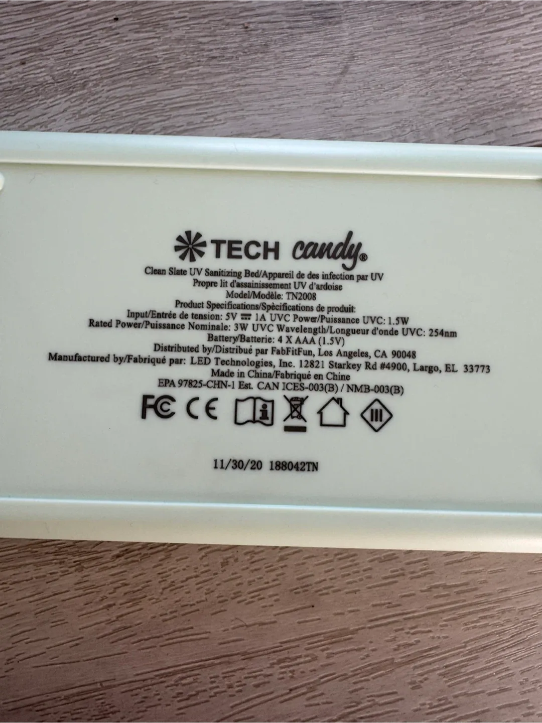 Tech Candy Clean Slate UV Sanitizing Bed image indicator(2)