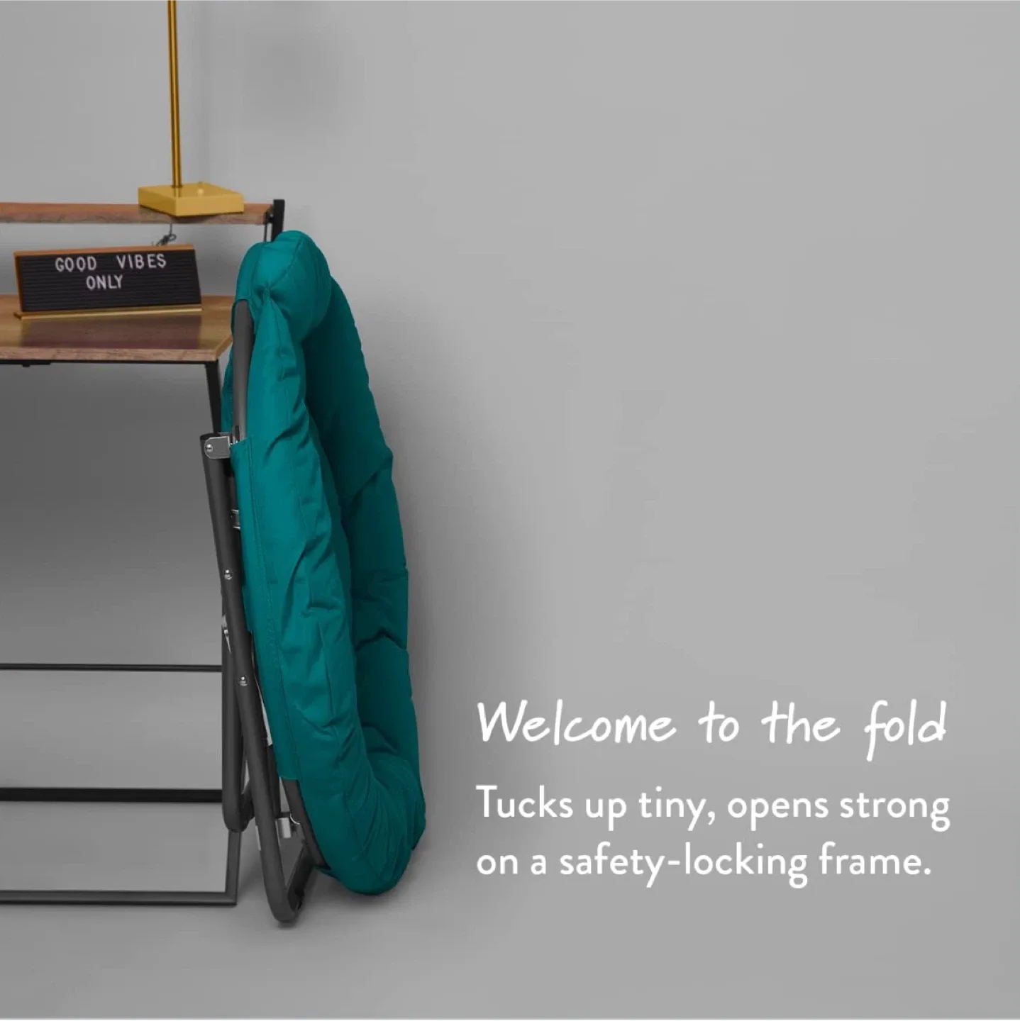 Teal Papasan Chair - Like New! image indicator(5)